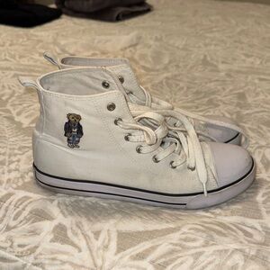 Polo Ralph Lauren White  High-Top Sneakers